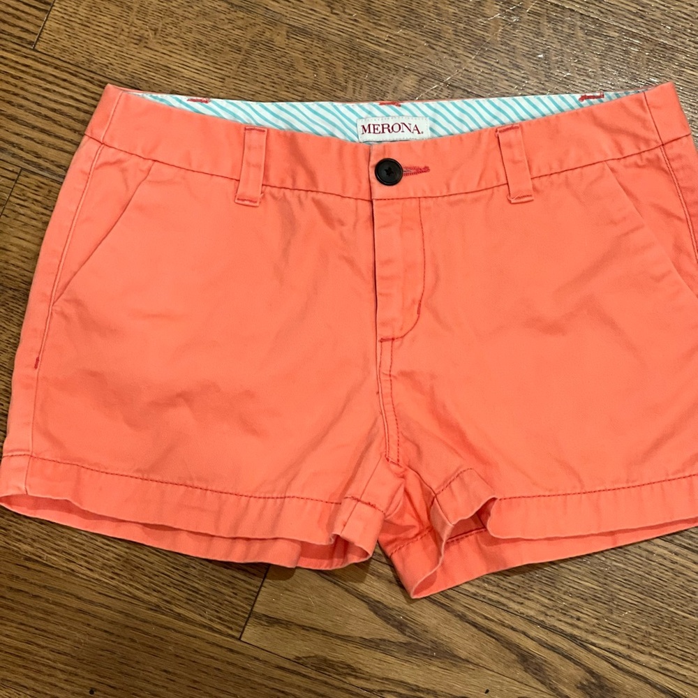Women’s salmon color shorts